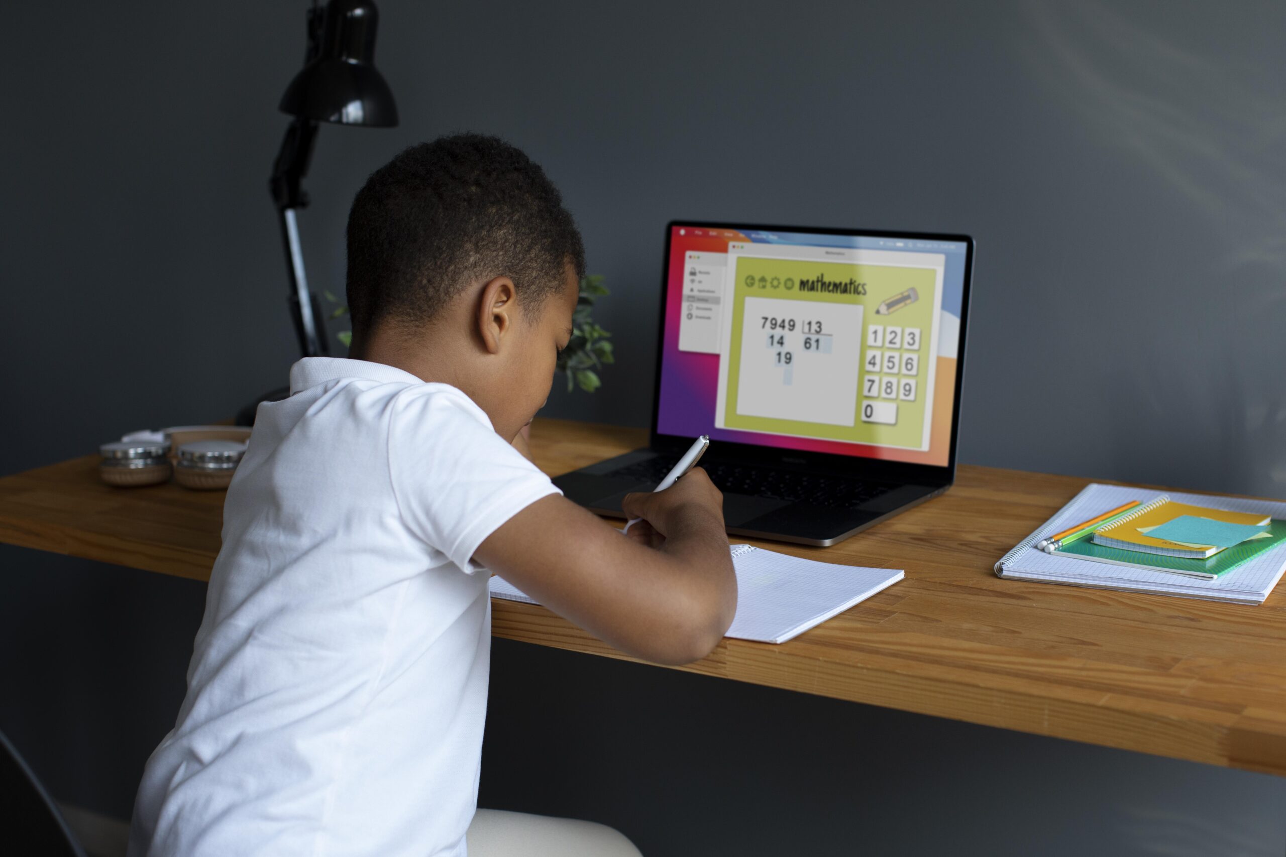 little-boy-participating-online-class